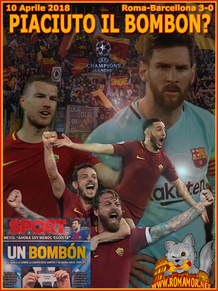 10 Aprile 2018 - Roma-Barcellona 3-0