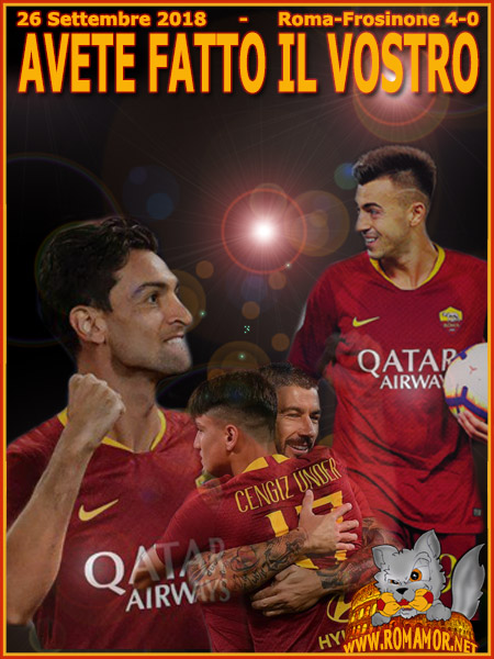 26 Settembre 2019 - Roma-Frosinone 4-0