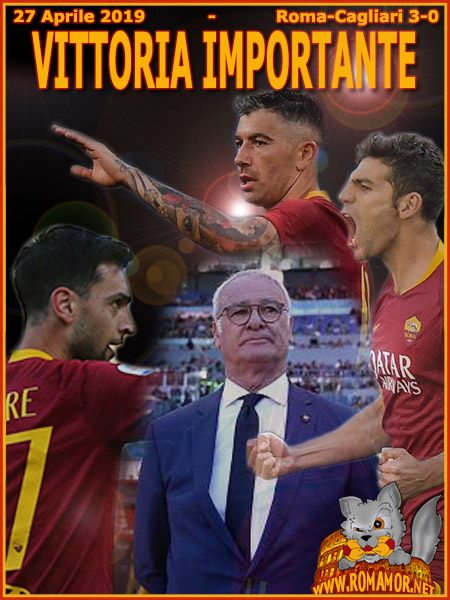 27 Aprile 2019 - Roma-Cagliari 3-0