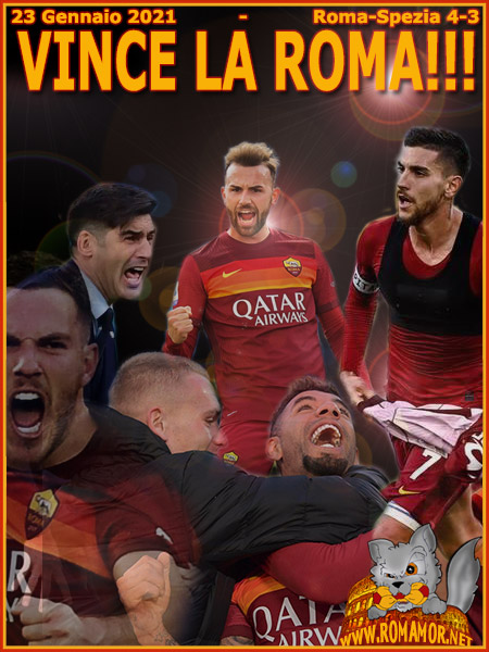 23 Gennaio 2021 - Roma-Spezia 4-3