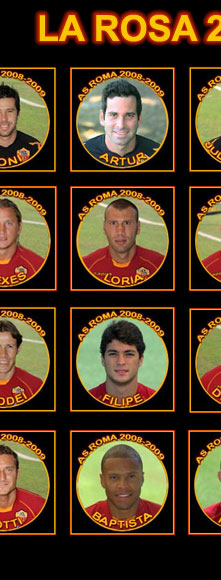 AS ROMA - La rosa 2008-2009 