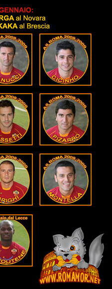 AS ROMA - La rosa 2008-2009