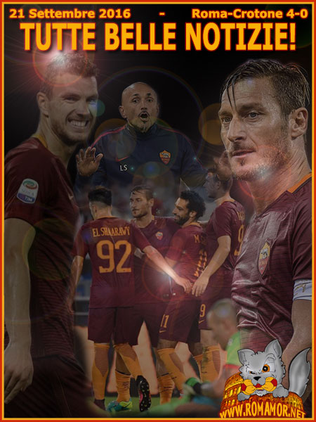 Roma-Crotone 4-0