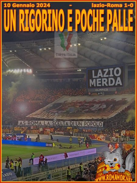 10 gennaio 2024 - lazio-Roma 1-0